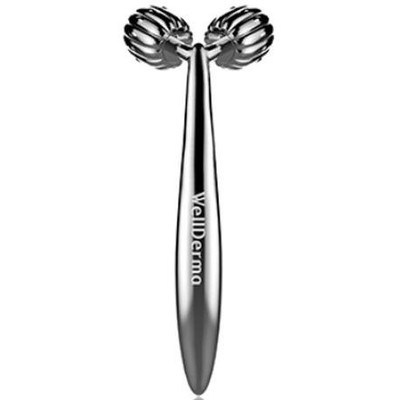 Enough WELLDERMA Механический массажёр для лица Face Lifting Roller Dark Silver