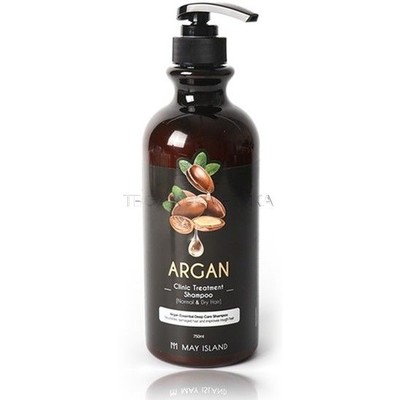 May Island Real Essense MAYISLAND Шампунь для волос с аргановым маслом argan clinic treatment shampoo 750мл.
