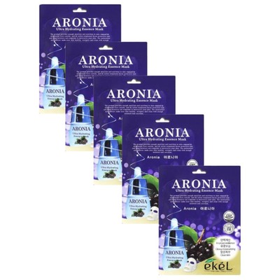 Ekel Маска тканевая с экстрактомактом Аронии ARONIA Ultra Hydrating Essence Mask 25 мл