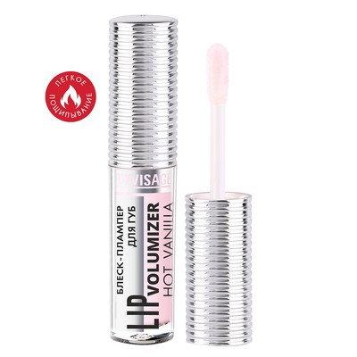 LUX visage LIP  Блеск-плампер для губ volumizer hot vanilla 302 Milky Pink
