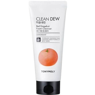 TONYMOLY *Корея CLEAN DEW Red Grapefruit Foam Cleanser Очищ. пенка для умыв-я с экстрактом. грейпфрута 180м