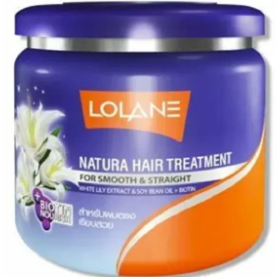Lolane  Маска для гладких и прямых волос с экстрактомактом белой лилии 100 мл