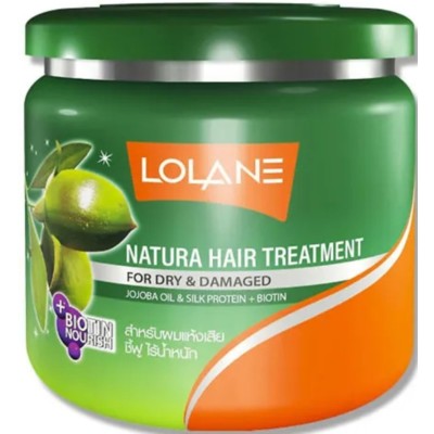 Lolane  Маска для сухих и поврежденных волос с маслом жожоба и протеинами шелка 250 мл