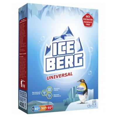 ICEBERG BARHIM Стиральный порошок UNIVERSAL 400г Для всех видов стирки