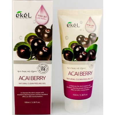 Ekel Корея EKEL Natural Clean peeling gel Acai Berry Пилинг-скатка с экстрактомактом ягод асаи