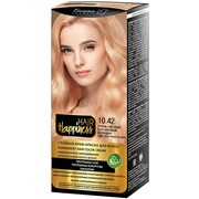 Stoykaya krem kraska dlya volos serii hair happiness ton no 10.42 ochen svetlyy persikovyy blondin 4813406008152