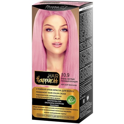 Белита-М Hair Happiness  HAIR Happiness краска для волос тон № 10.9 Очень светлый розовый блондин