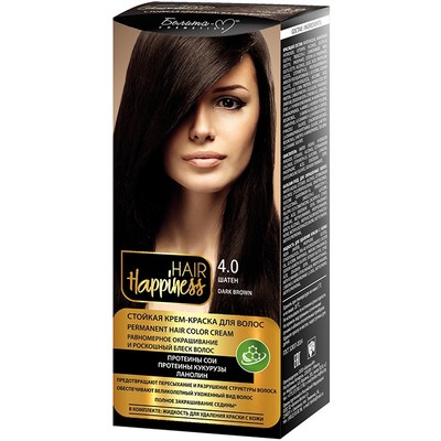 Белита-М Hair Happiness  HAIR Happiness краска для волос тон № 4.0 Шатен