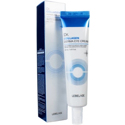 Корея LEBELAGE. Крем для кожи вокруг глаз с коллагеном Dr. COLLAGEN DERMA EYE CREAM, 40мл