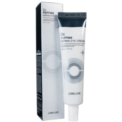 Корея LEBELAGE. Крем для кожи вокруг глаз с пептидами Dr. PEPTIDE DERMA EYE CREAM, 40 мл