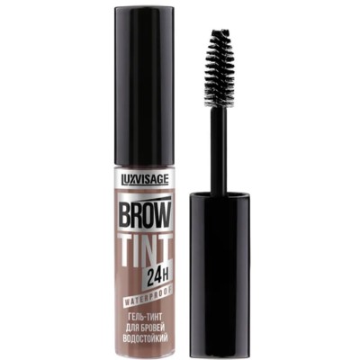 LUX visage Brow Styler  Гель-тинт для бровей водостойкий BROW TINT waterproof 24H 102 Soft Brown