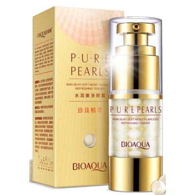 BIOAQUA PURE PEARLS Увлажняющий крем для кожи вокруг глаз с эссенцией жемчуга, 25 г