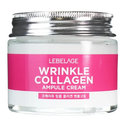 Корея LEBELAGE Ампульный крем для лица с коллагеном, AMPULE CREAM ...
