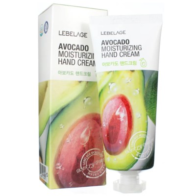 Корея LEBELAGE Крем для рук увлажняющий с экстрактомактом авокадо AVOCADO MOISTURIZING HAND CREAM, 100 мл