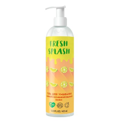 BIO WORLD  FRESH SPLASH Гель для умывания жирной и комбинированной кожи, 400 мл,