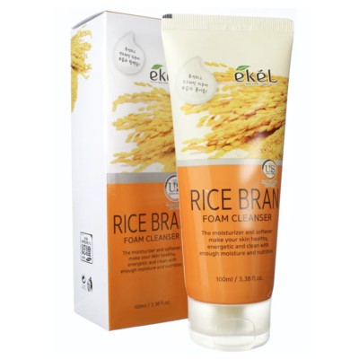 Ekel Корея EKEL Foam Cleanser Rice Bran Пенка для умывания с ...