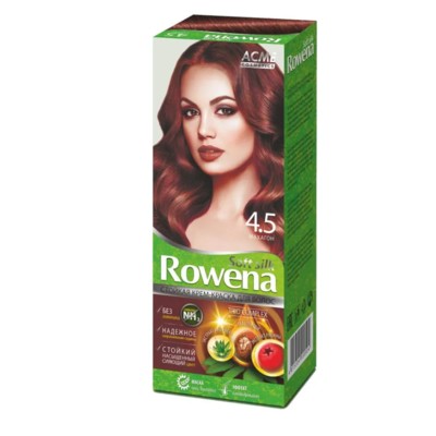 Рябина Рябина "Rowena" Rowena soft silk Стойкая крем-краска для волос тон 4.5 махагон