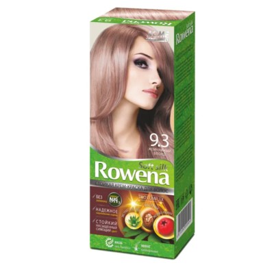 Рябина Рябина "Rowena" Rowena soft silk Стойкая крем-краска для волос тон 9.3 жемчужный блондин