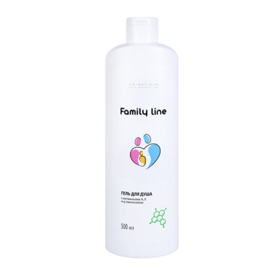 Liv Delano FAMILY LINE  Гель для душа с витаминами А, Е и д-пантенолом, 500 мл