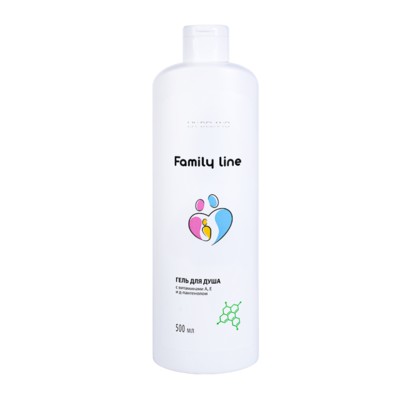 Liv Delano FAMILY LINE  Гель для душа с витаминами А, Е и д-пантенолом, 500 мл