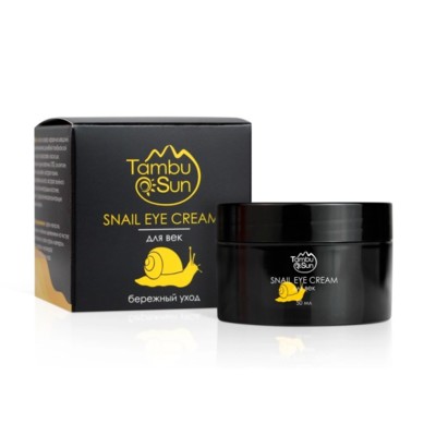 TambuSun Бизорюк Крем Snail eye cream для век Бережный уход, пластик, 50 мл