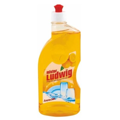 РОМАКС  Средство для мытья посуды "Mister Ludwig" Апельсин 500г