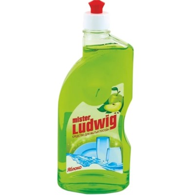 РОМАКС  Средство для мытья посуды "Mister Ludwig" Яблоко 500г