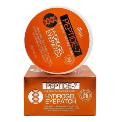 Ekel Корея EKEL Eye Patch Peptide-7 Гидрогелевые патчи под глаза с пептидами 60шт