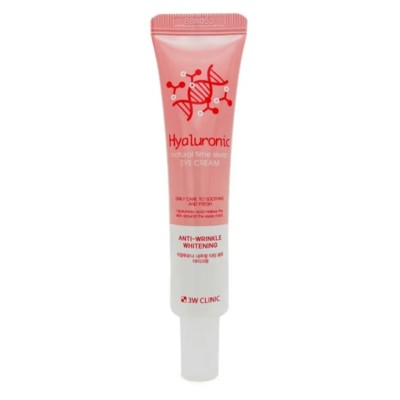 3W Clinic Корея 3W CLINIC HYALURONIC NATURAL TIME SLEEP Крем для кожи вокруг глаз с гиалуроновой кислотой 40мл