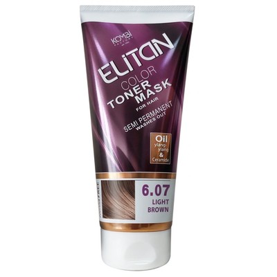 Элитан ЭЛИТАН Маска для волос ТОНИРУЮЩАЯ 6.07 Русый 150мл