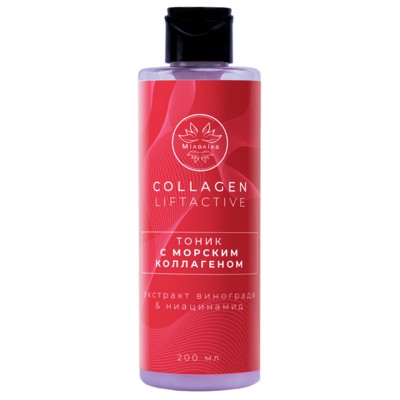 Милолика Collagen Liftactive Тоник для лица с Морским Коллагеном 200мл