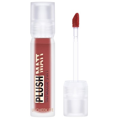LUX visage PLUSH MATT  Тинт-мусс 3 в 1 для губ, щек и век тон 306 Plumy Plum