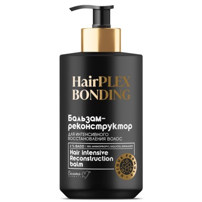 Белита-М HairPLEX BONDING  Бальзам-реконструктор для интенсивного восстановления волос 400 г