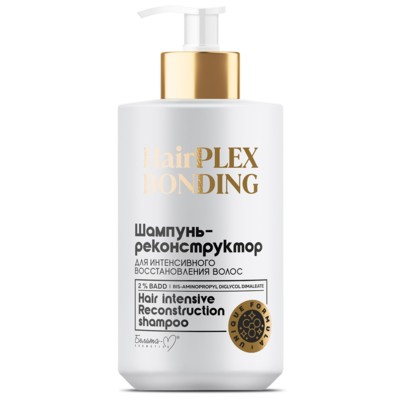 Белита-М HairPLEX BONDING Шампунь-реконструктор для интенсивного восстановения волос 400 г