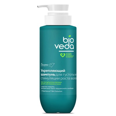 Белита-М BIOVEDA Укрепляющий шампунь для густоты и стимуляции роста волос 400 г