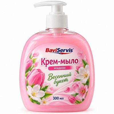 Крем-мыло жидкое Весенний букет 300 мл